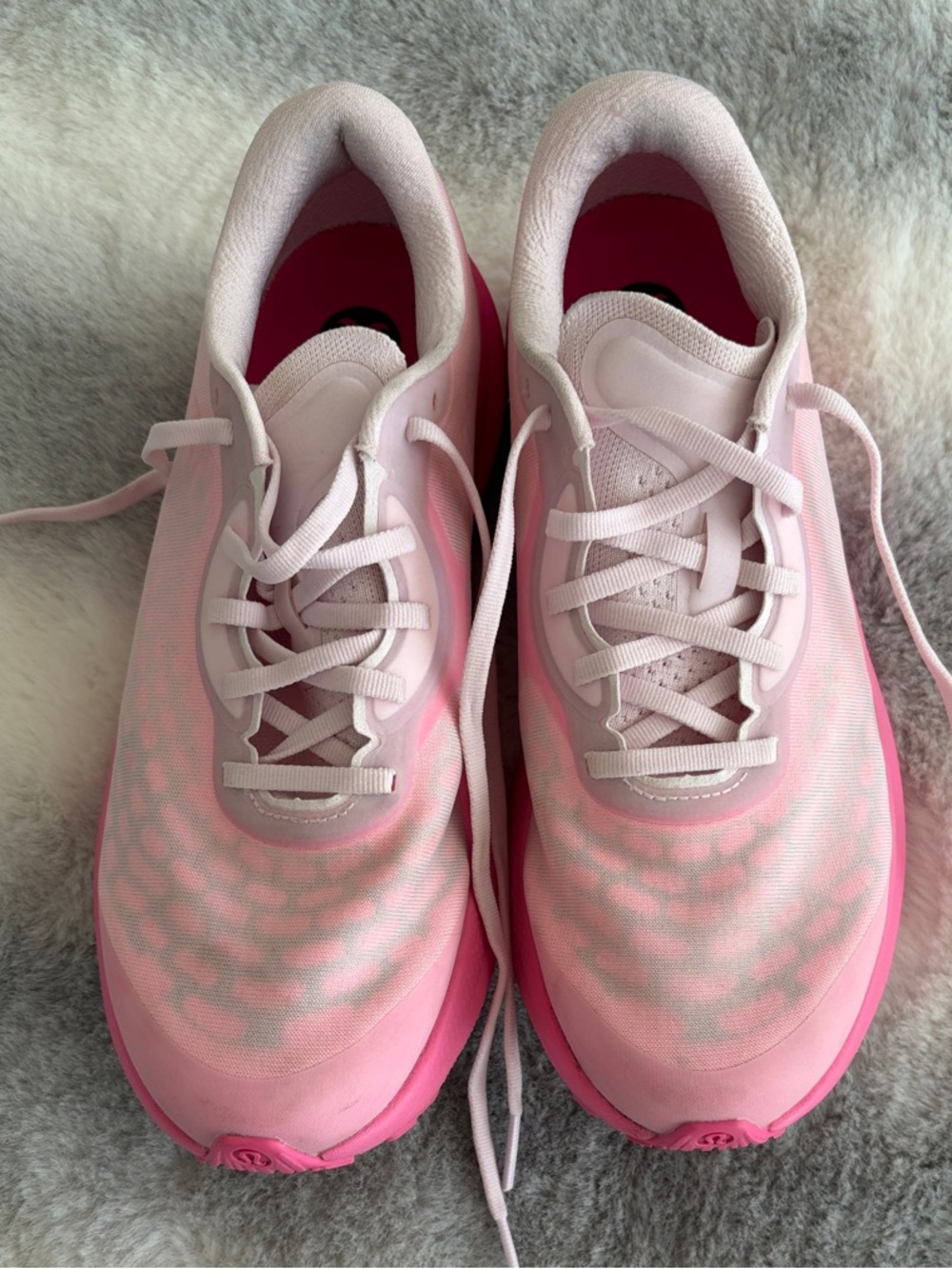 lululemon athletica Light Pink and Hot Pink Women's Athletic Sneakers